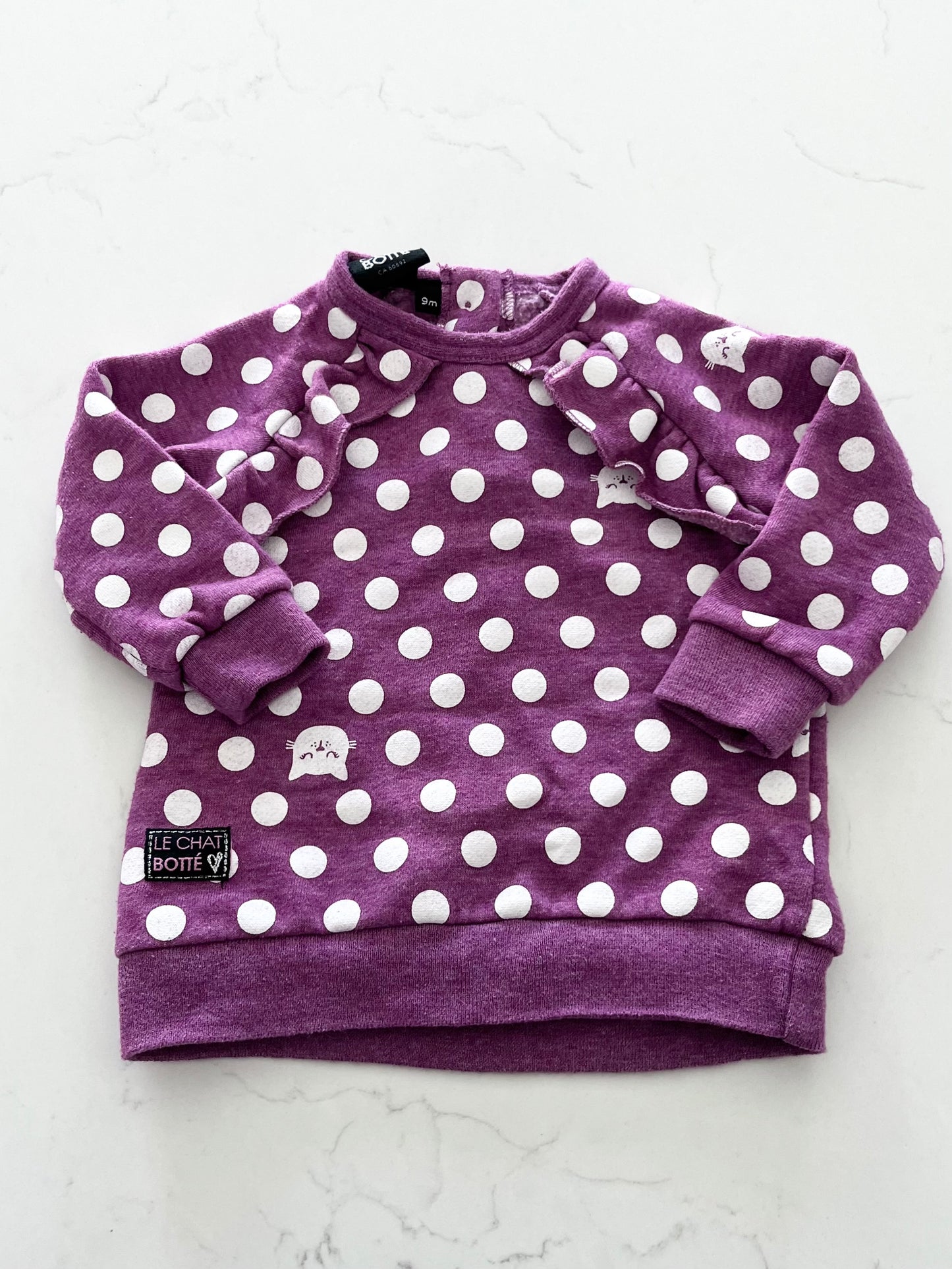 Le chat botté-Crewneck-9 mois