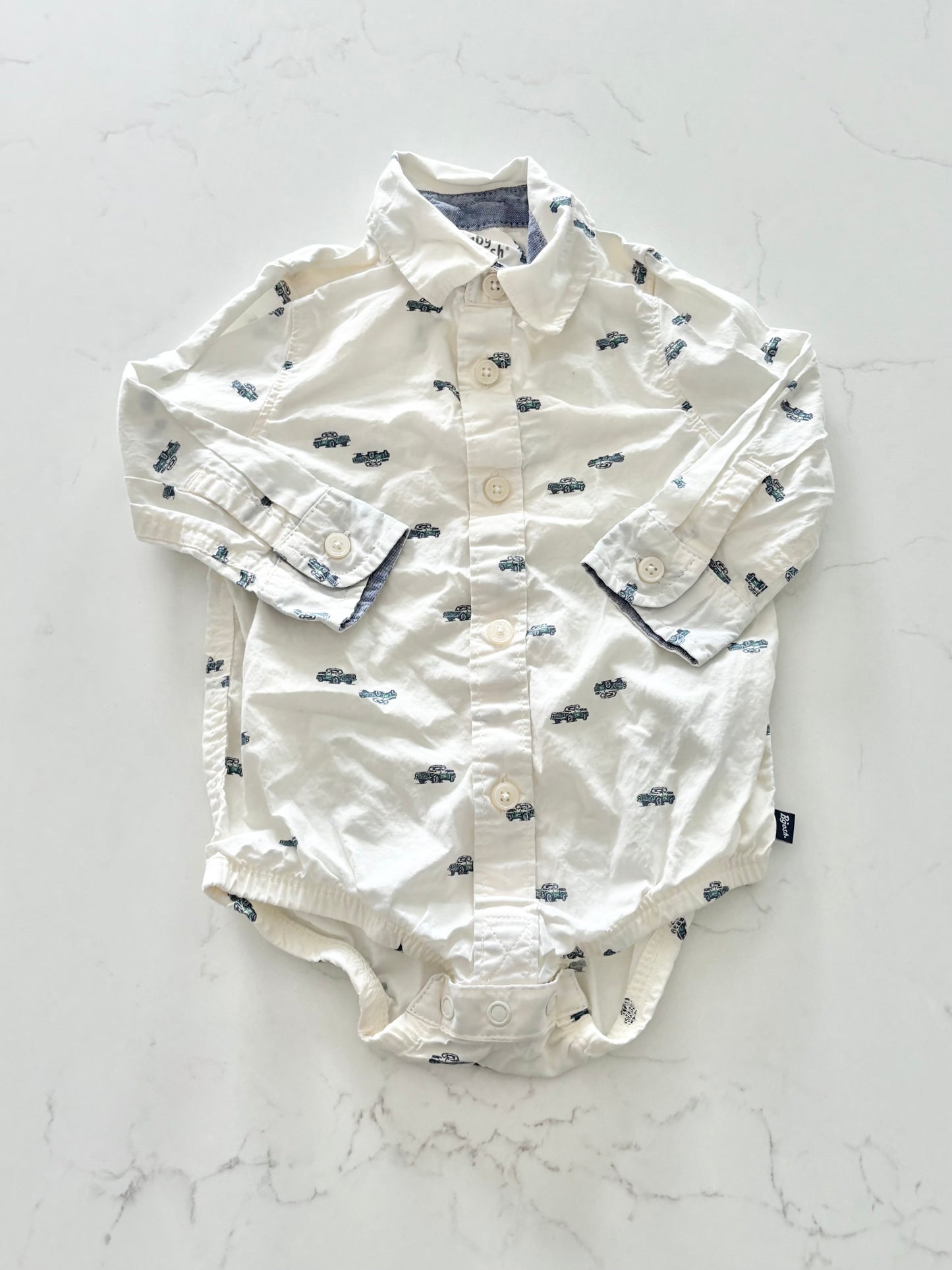 Baby b’gosh-Cache couche chemise-9 mois