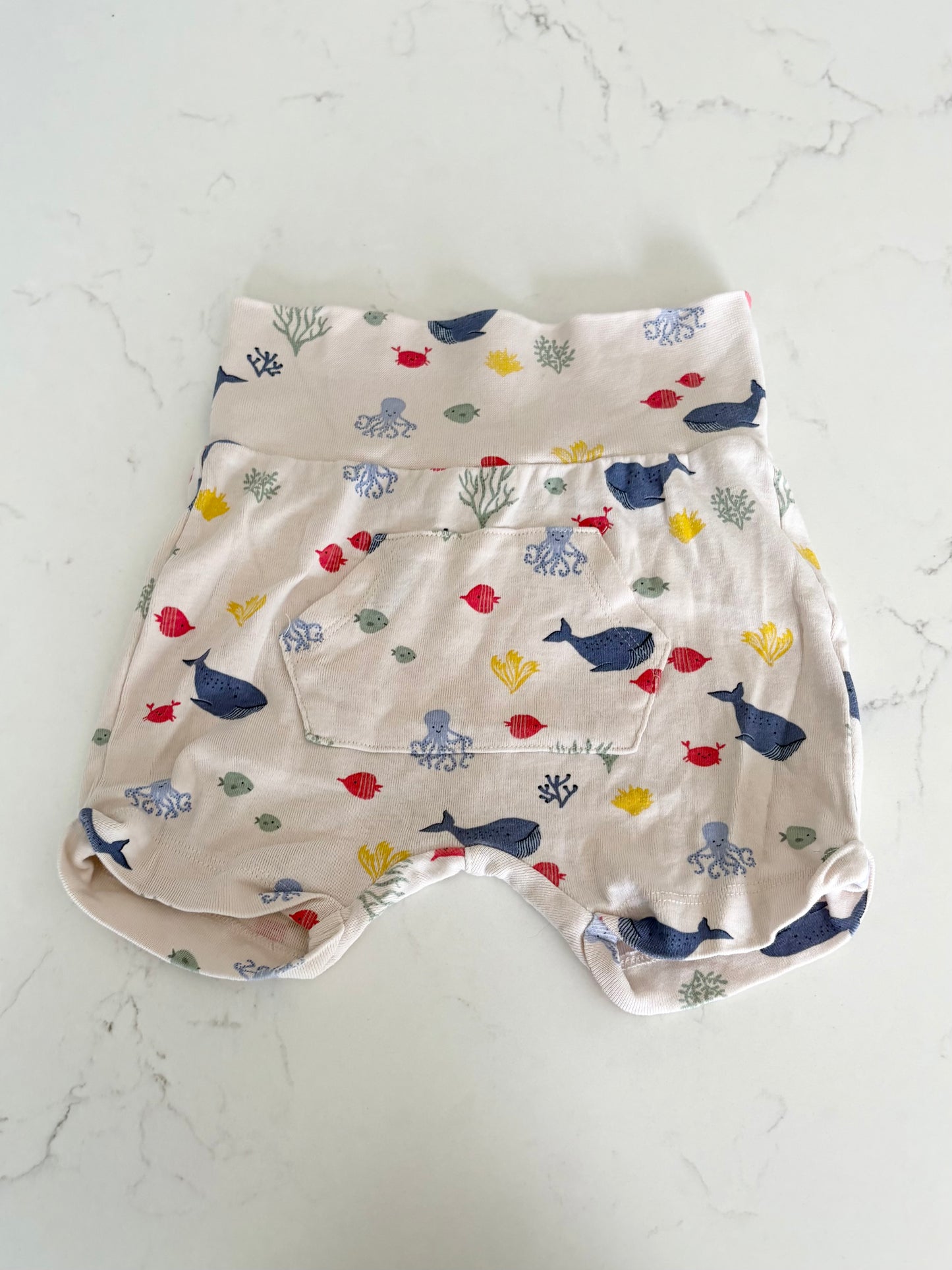 H&M-Short-6/9 mois
