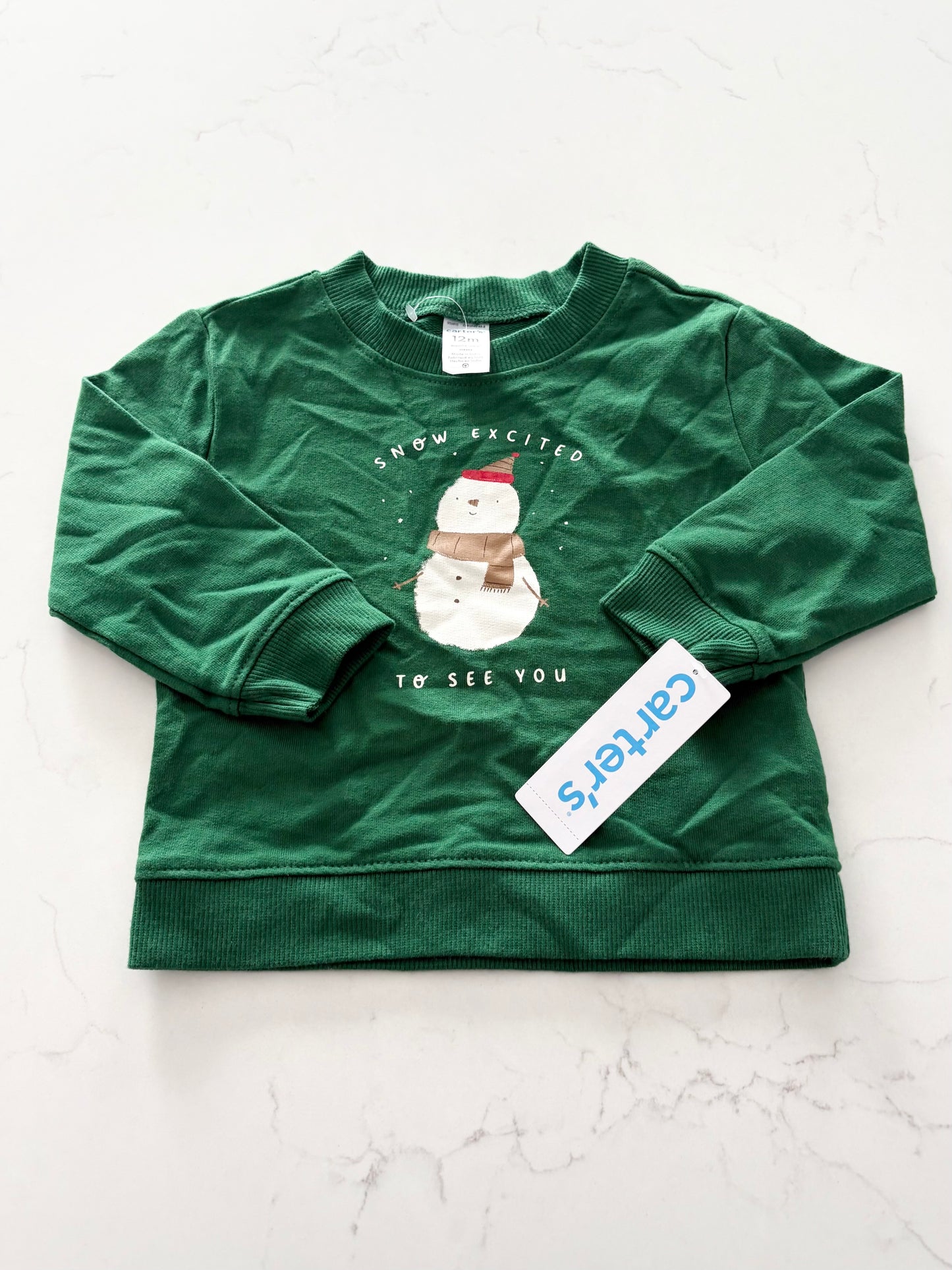 NEUF-Carters-Crewneck-12 mois