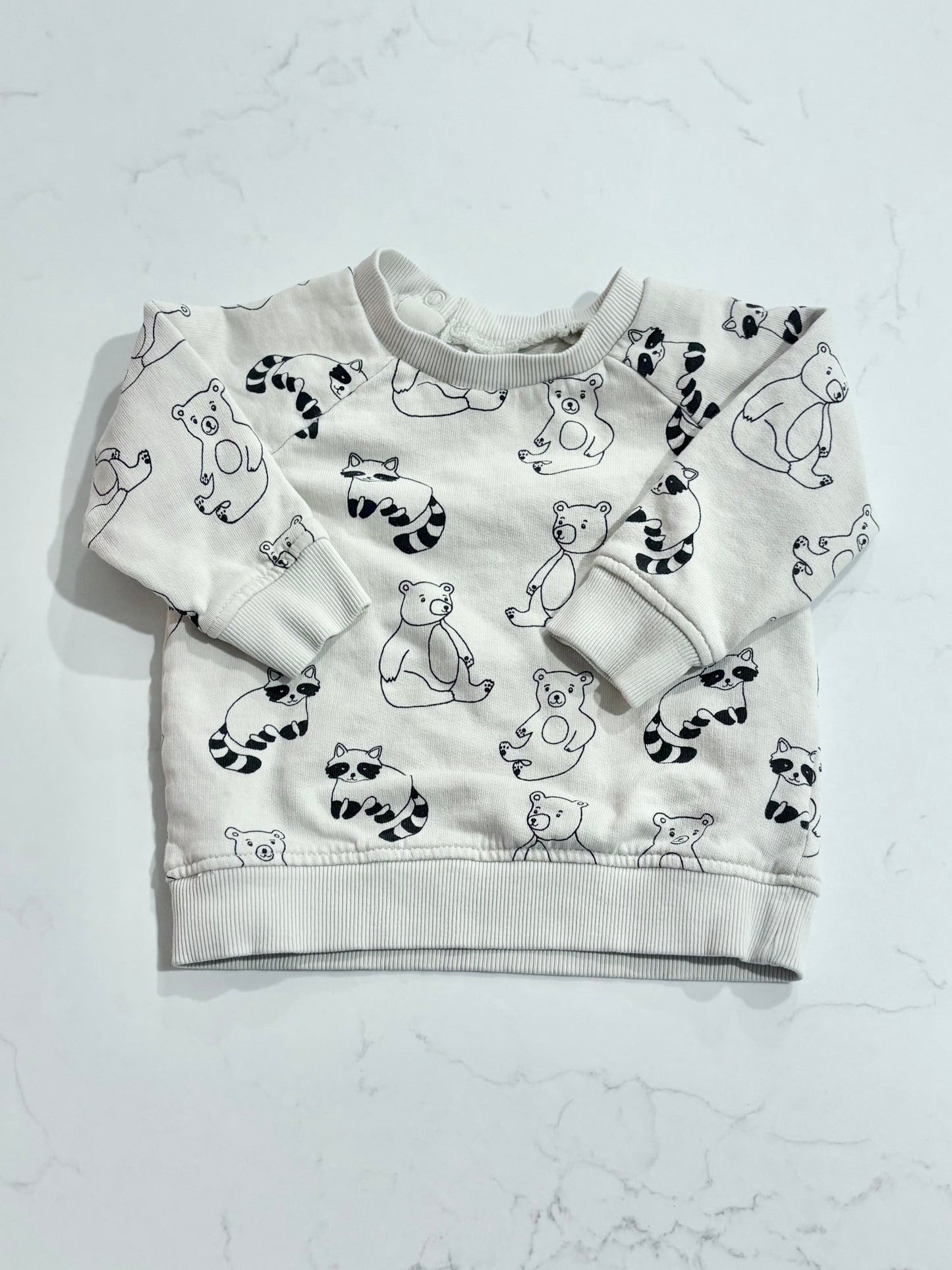 H&M-Crewneck-6/9 mois