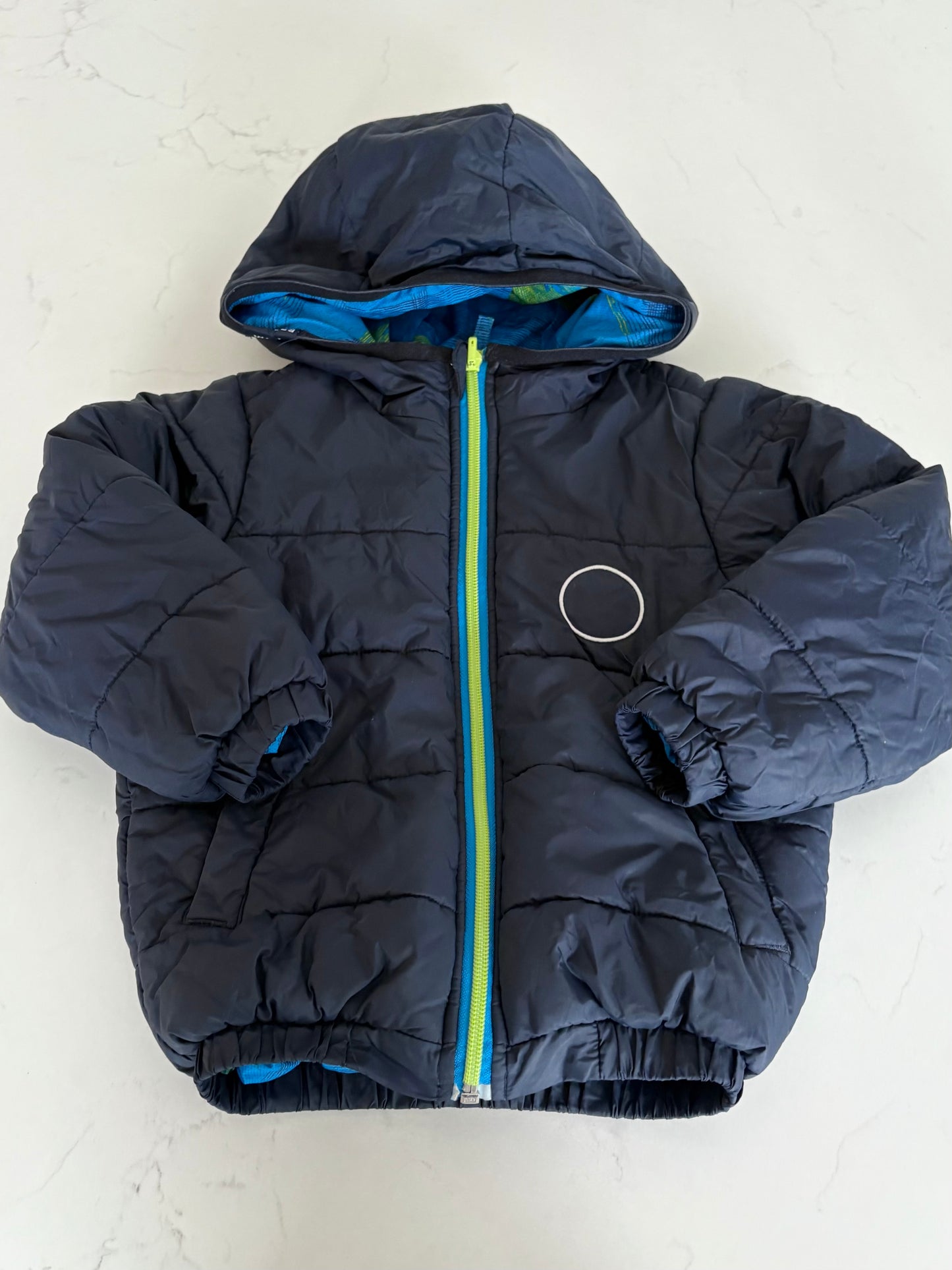 Manteau matelassé reversible-~2/3T