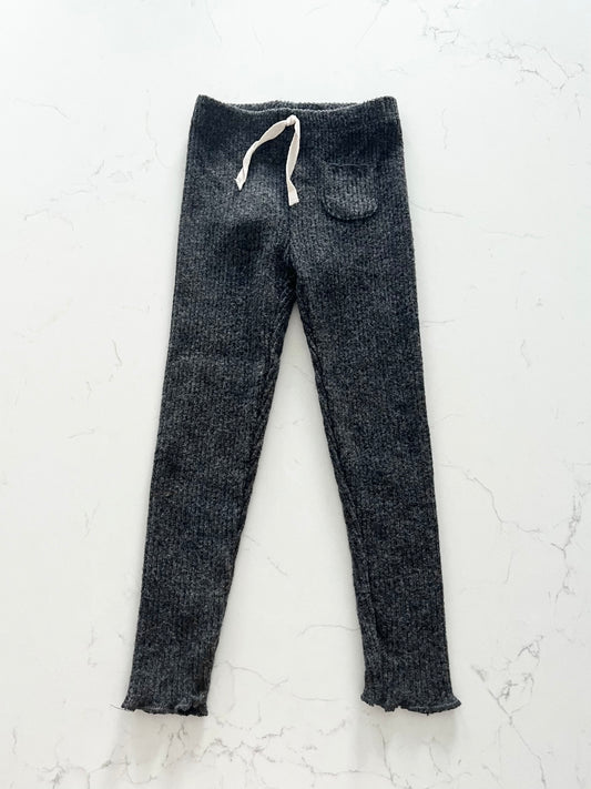 Zara-Legging en laine-3/4T