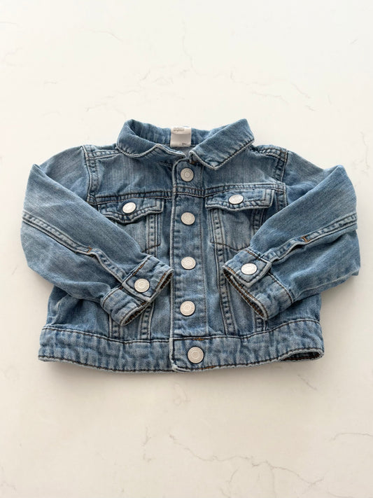 H&M-veste jeans-12/18 mois