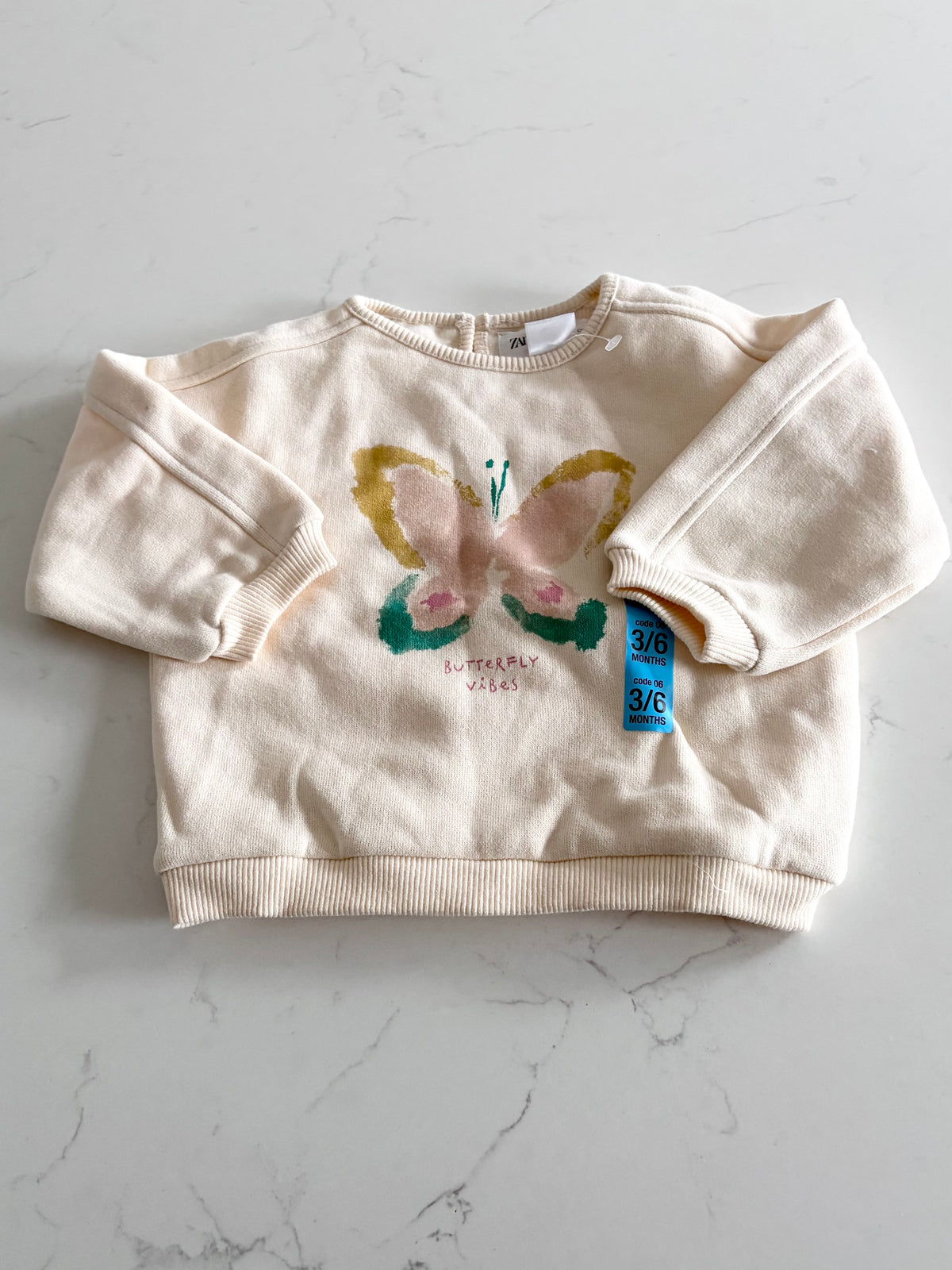 Neuf-zara-Crewneck-3/6 mois