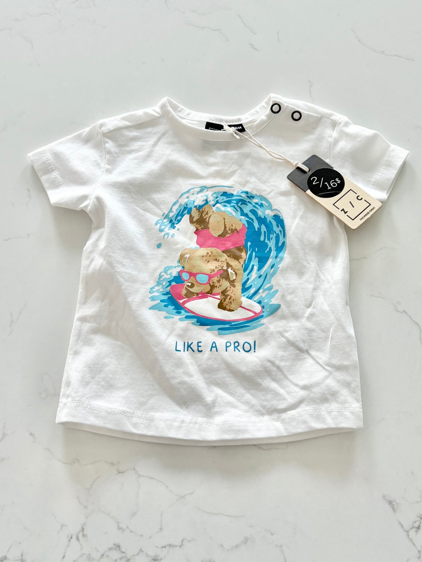 NEUF-Mode choc-T shirt-6 mois