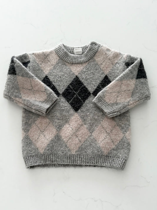 H&M-Chandail de laine-9/12 mois