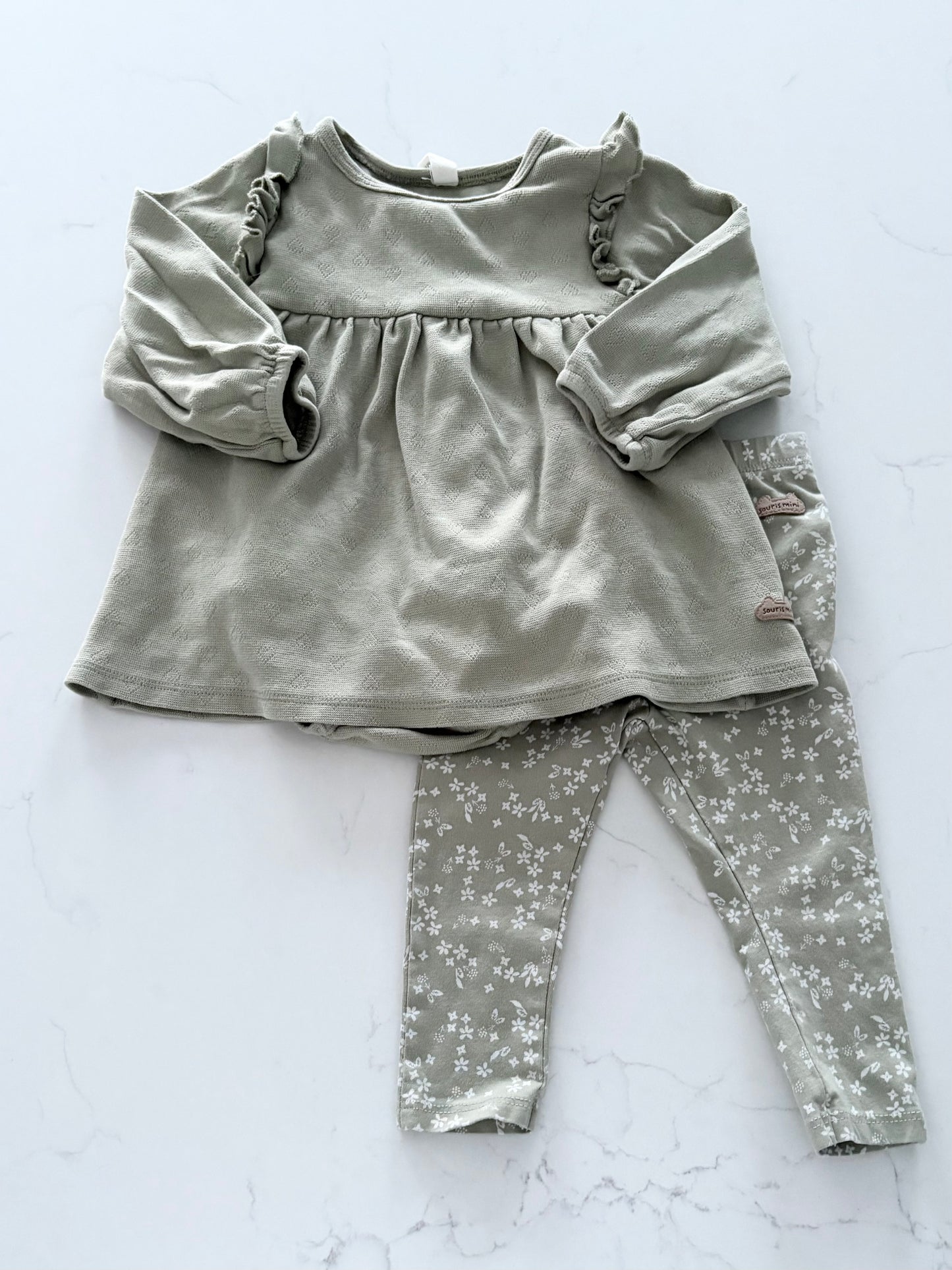 Souris Mini-Ensemble-6/9 mois