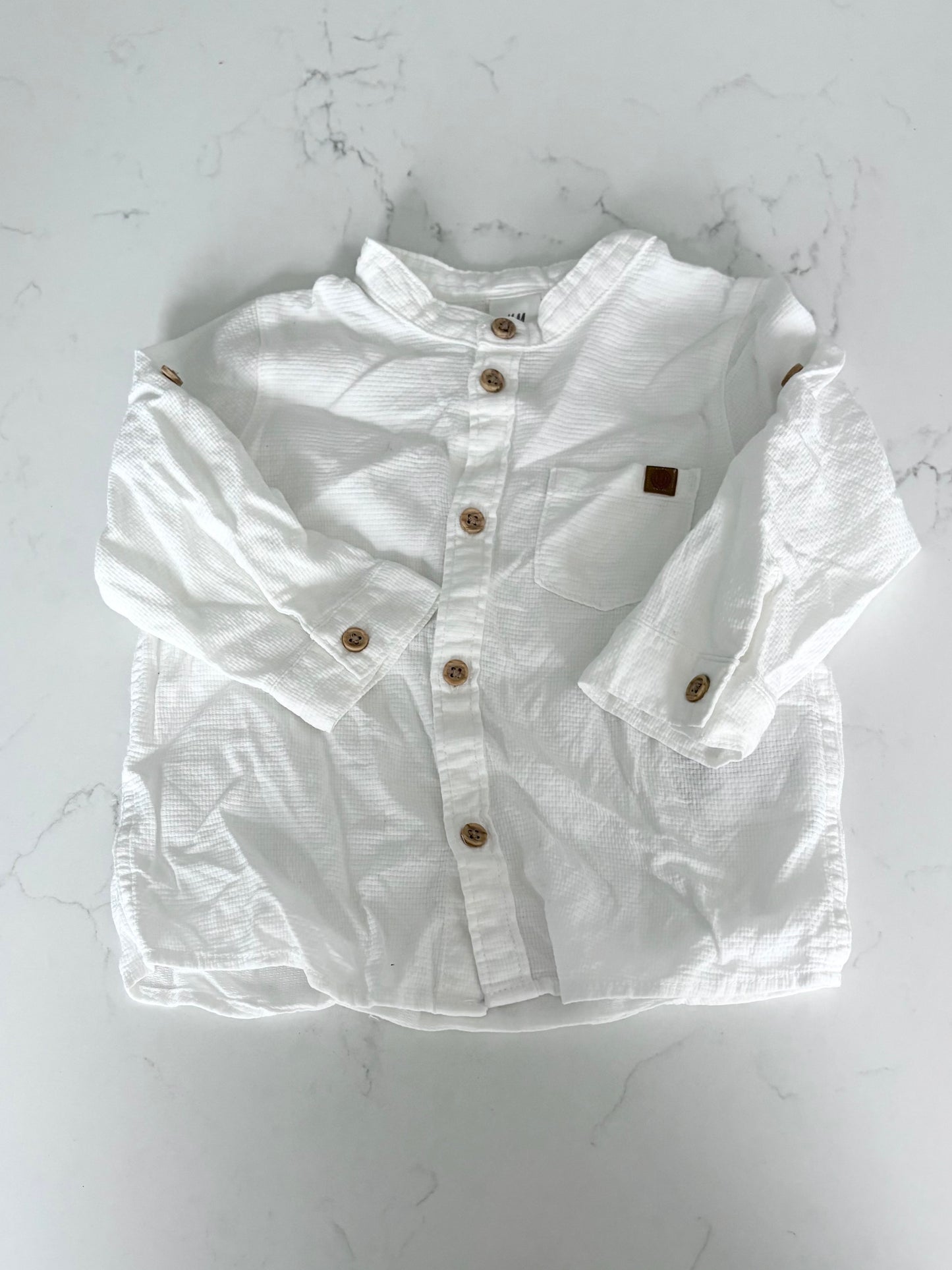 H&M-Chemise-6/9 mois
