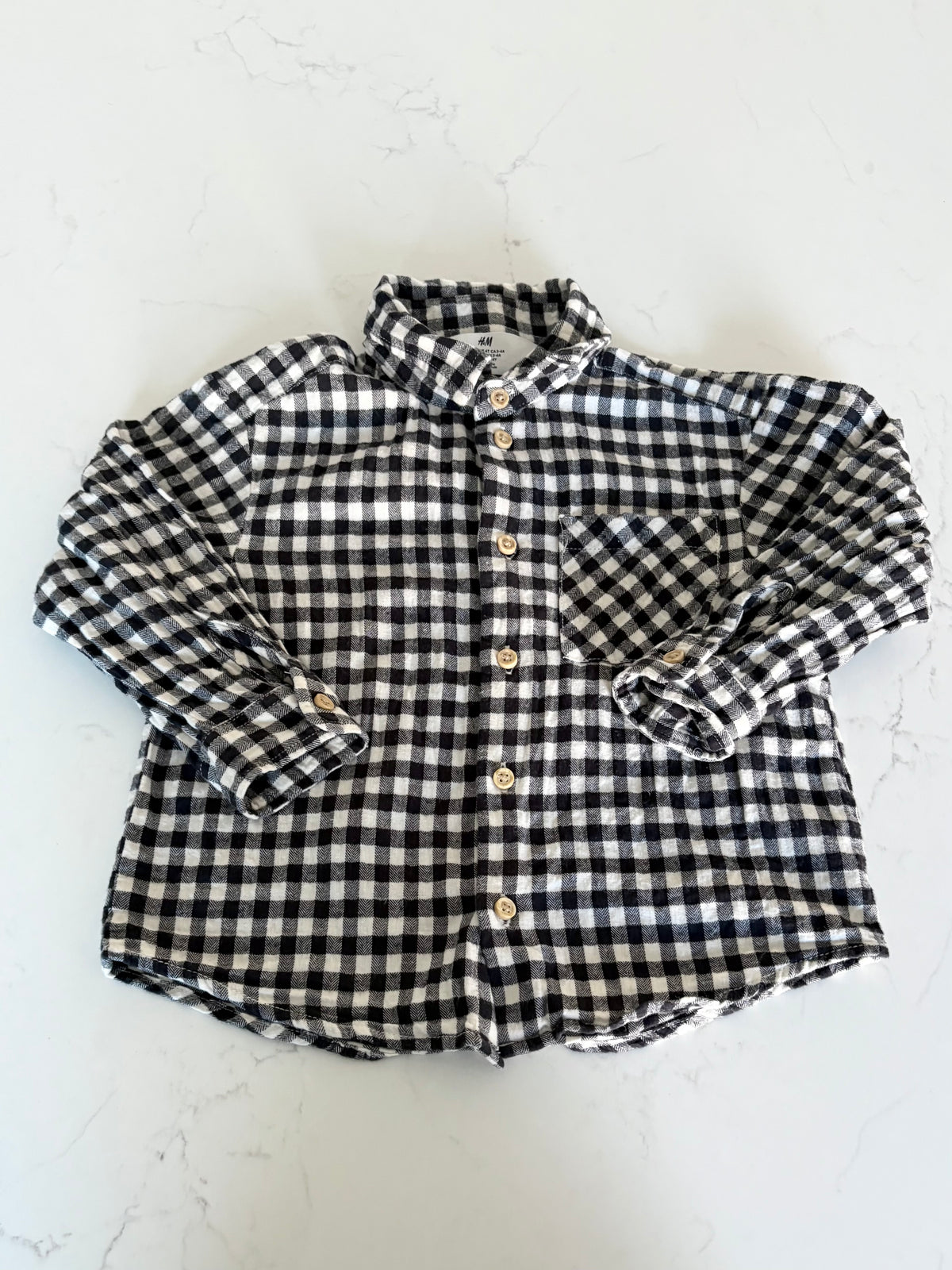 H&M-Chemise-3/4T