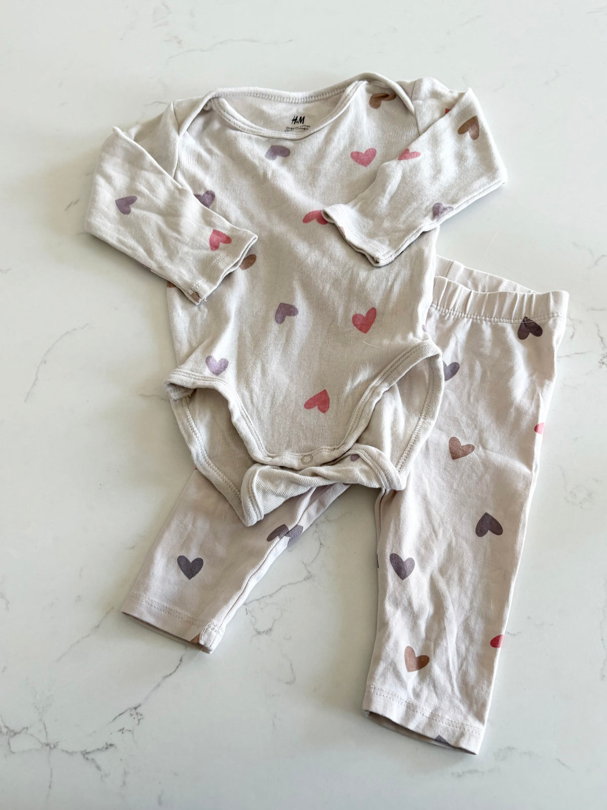 H&M-Ensemble-2/4 mois