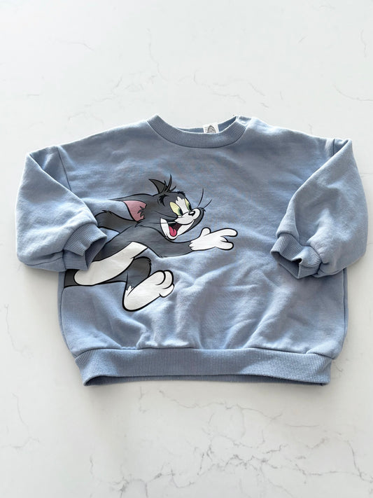 H&M/Tom & Jerry-Crewneck-12/18 mois