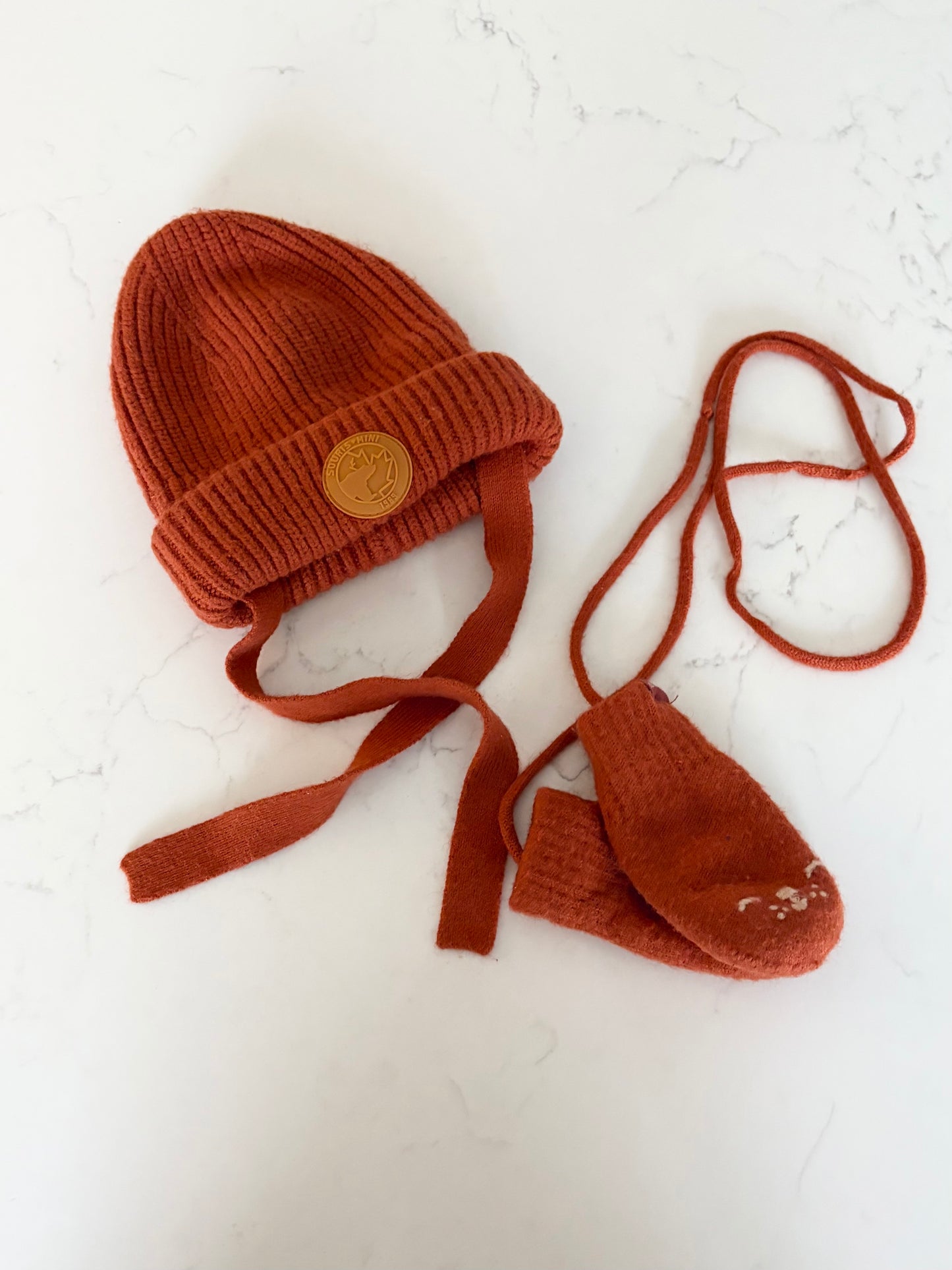 Souris Mini-Ensemble tuque + mitaines-bébé (45/47 cm)