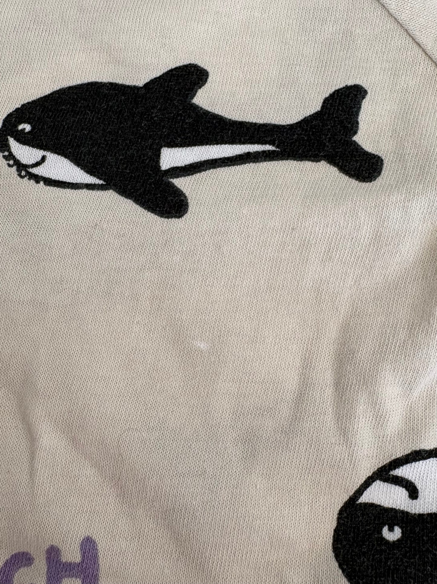 H&M-T shirt-4/6 mois ( légère imperfection)