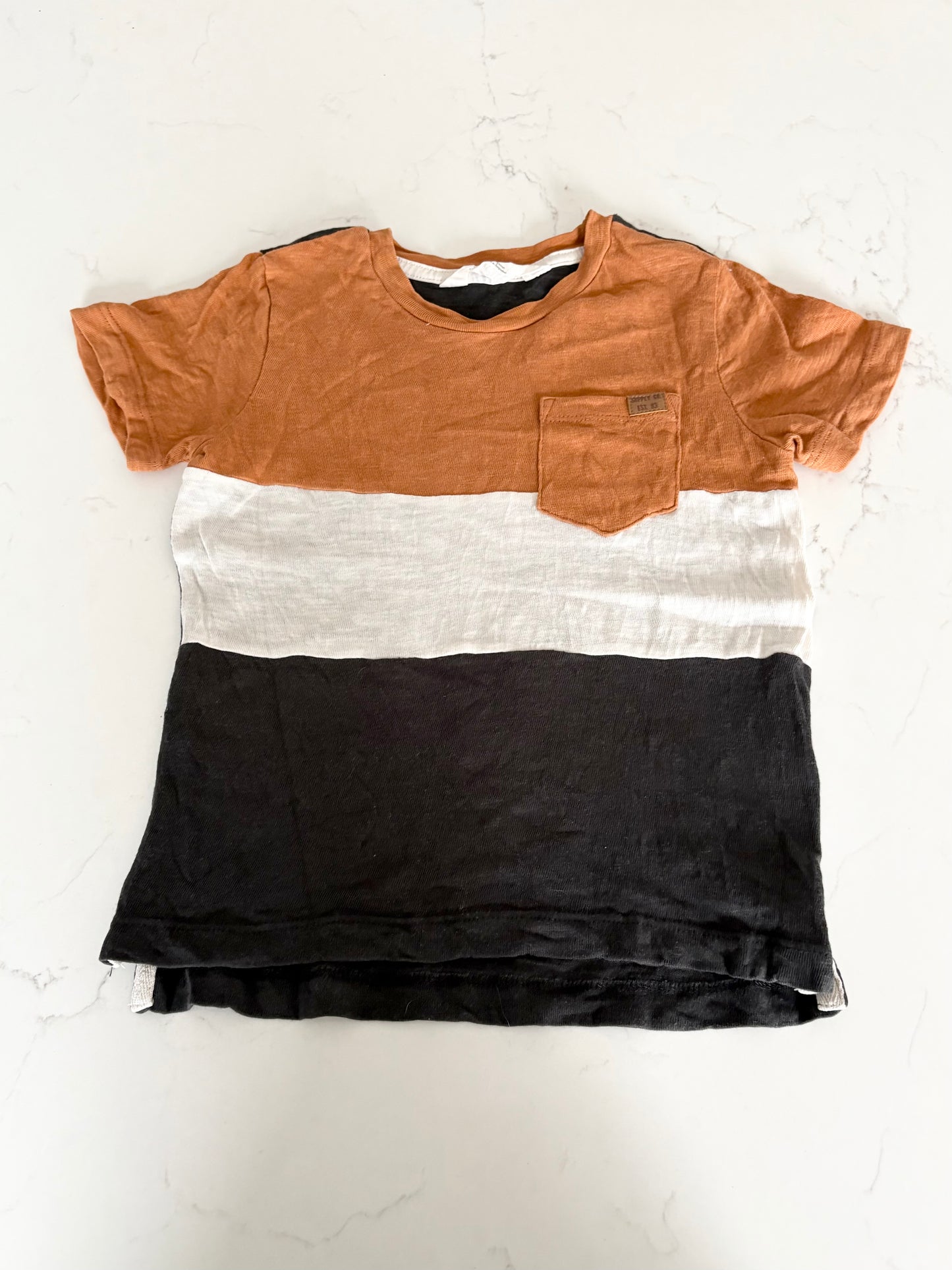 H&M-T shirt-2/4T ( fait grand)