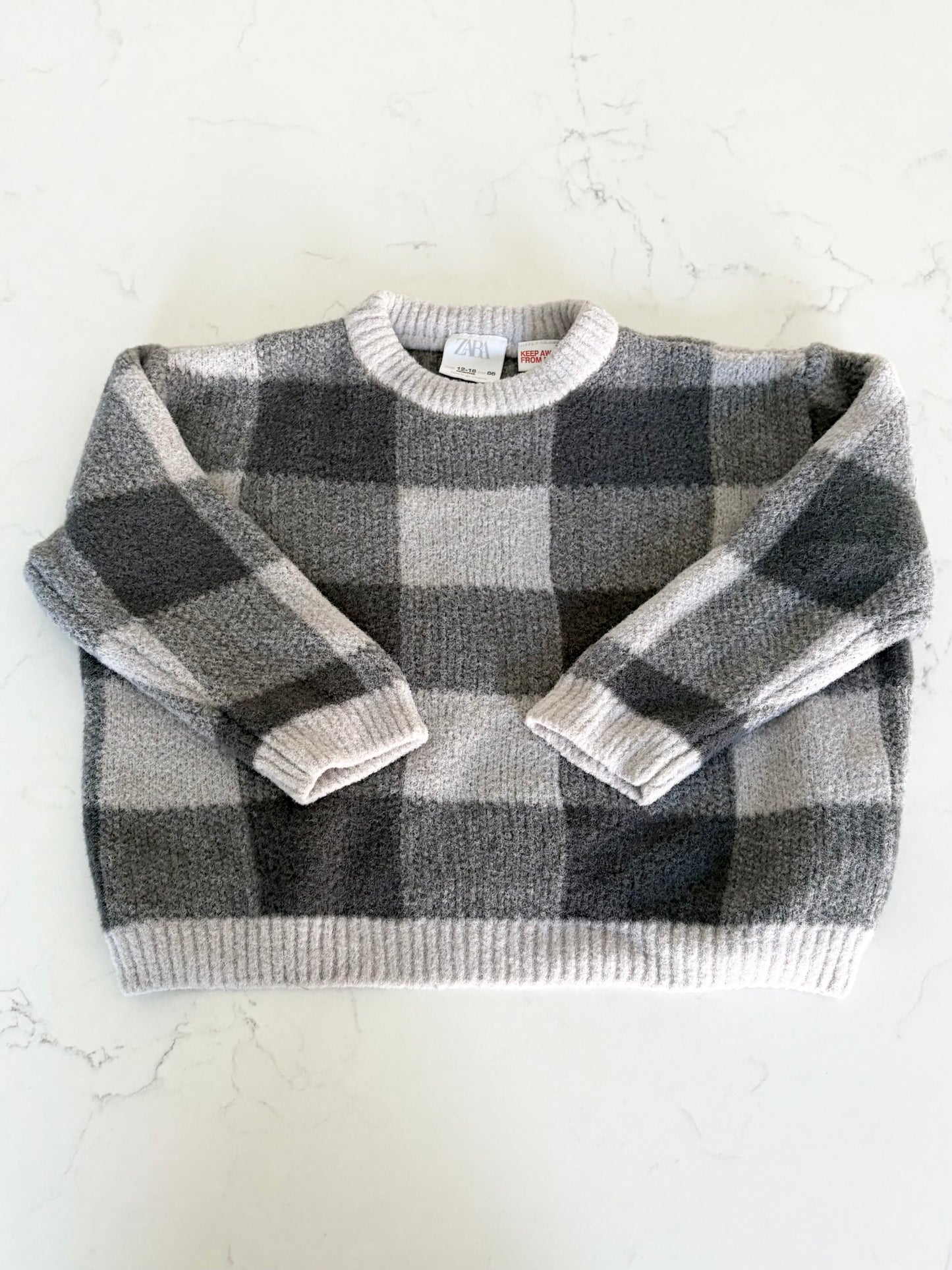Zara-Chandail de laine-12/18 mois