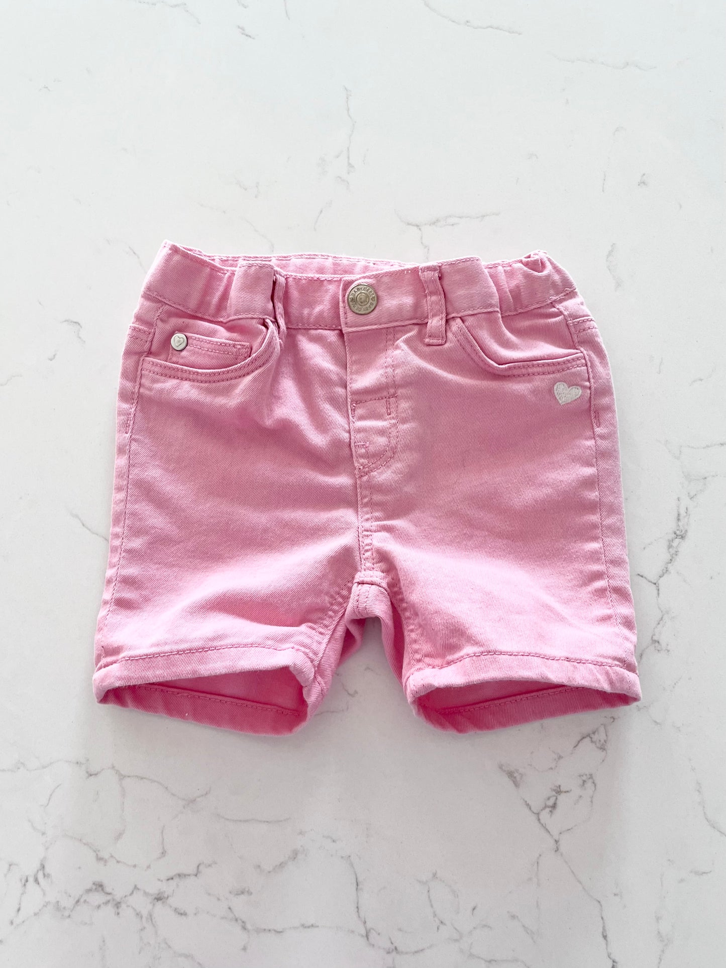 H&M-Short jeans-9/12 mois