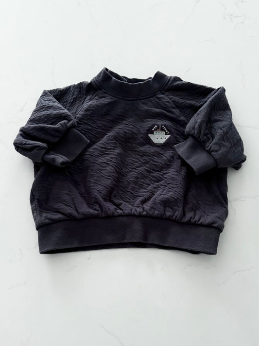 H&M-Crewneck-6/9 mois
