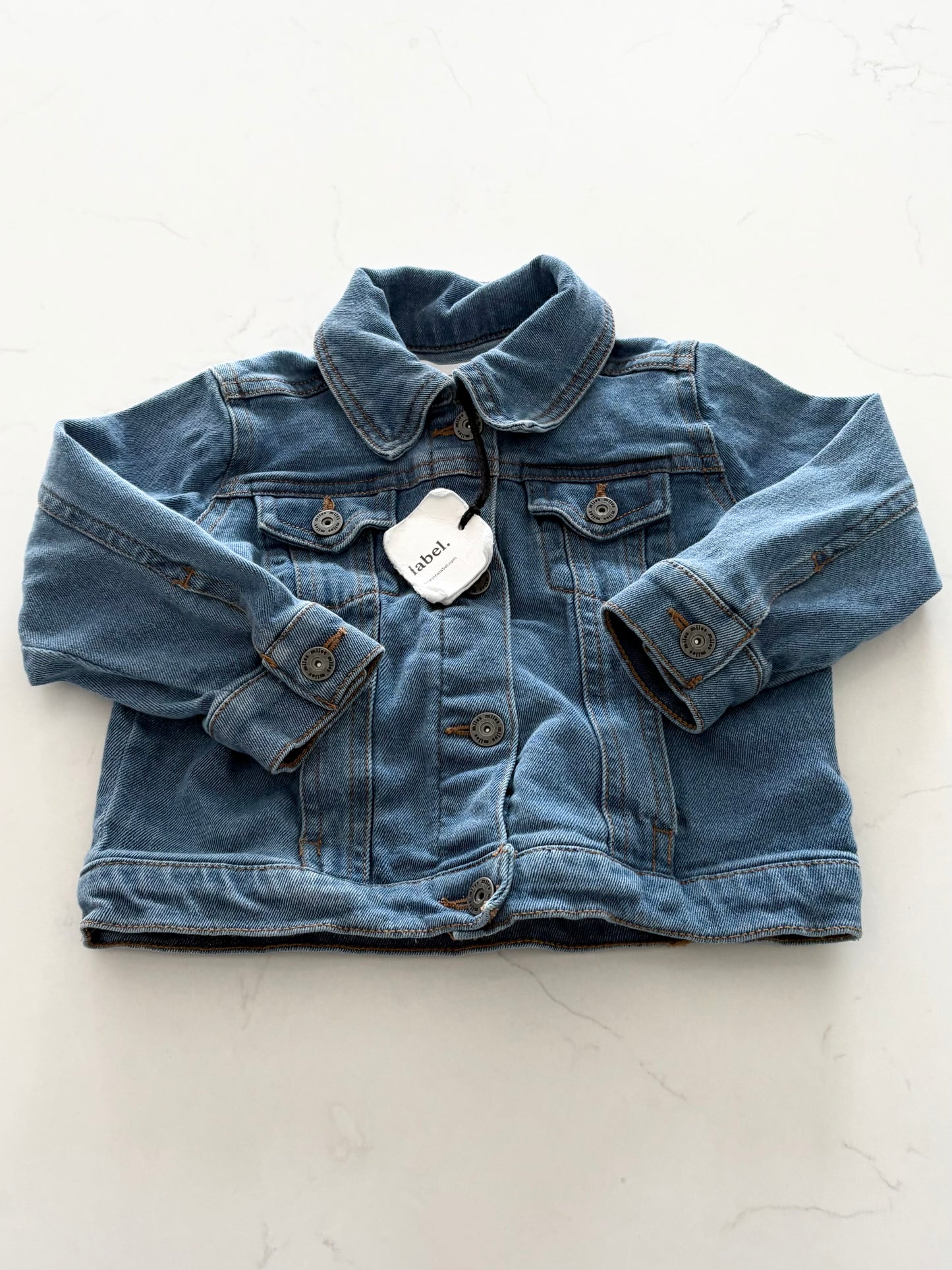 NEUF-Miles the label-Veste en jeans-18 mois