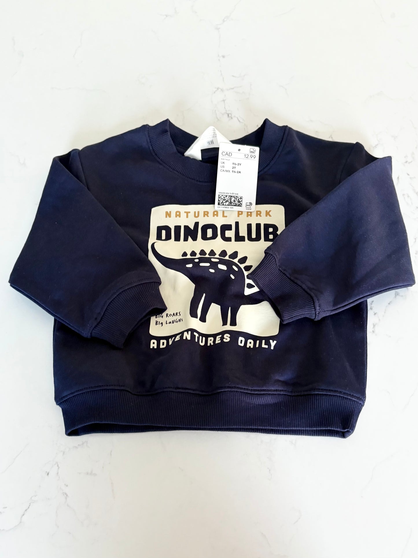 Neuf-H&M-Crewneck-18/24 mois