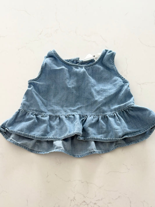 H&M-CROP top-5/6t