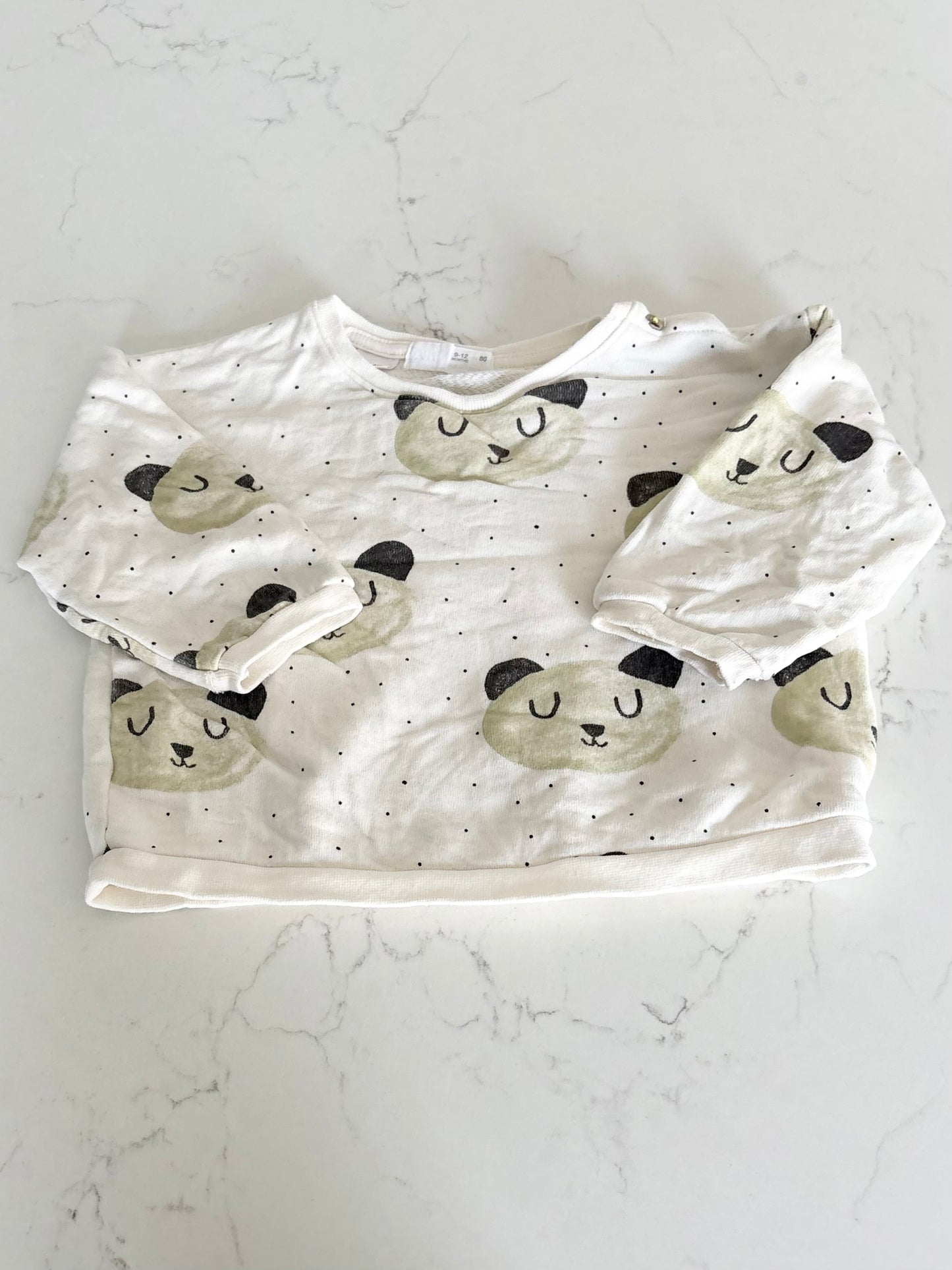 Zara-Crewneck-9/12 mois