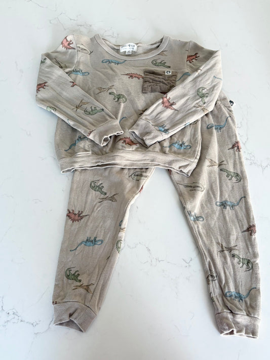 Rabbit bear-Ensemble-4t ( crewneck fait très petit/court & pantalon fait grand )