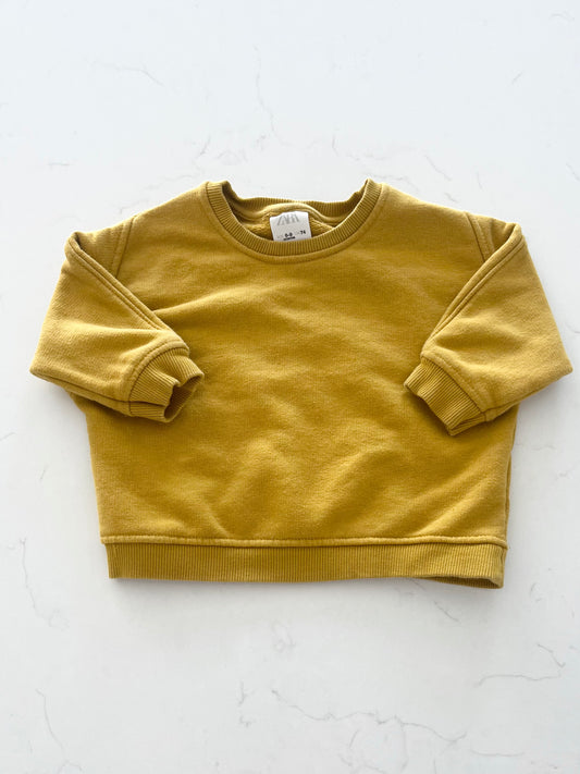 Zara-Crewneck-6/9 mois