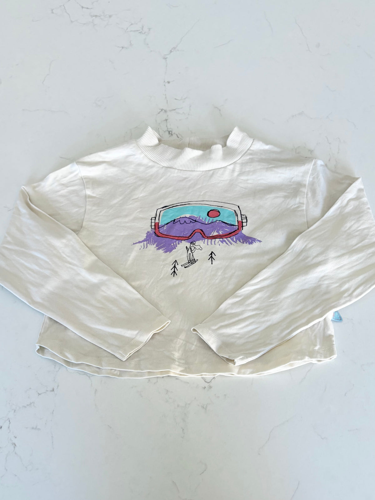 Souris Mini-Chandail crop top-4T