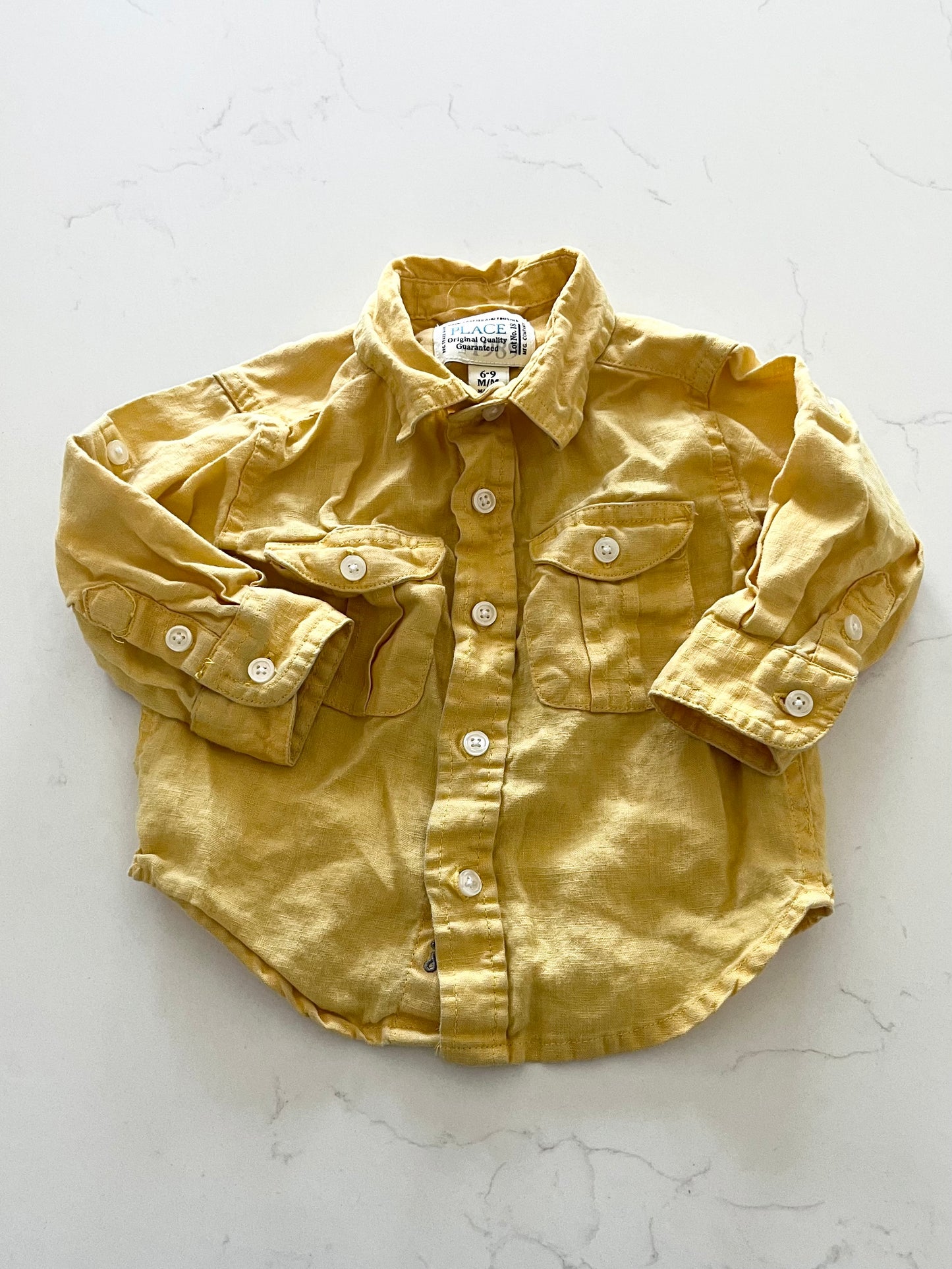 Children’s place-Chemise-6/9 mois
