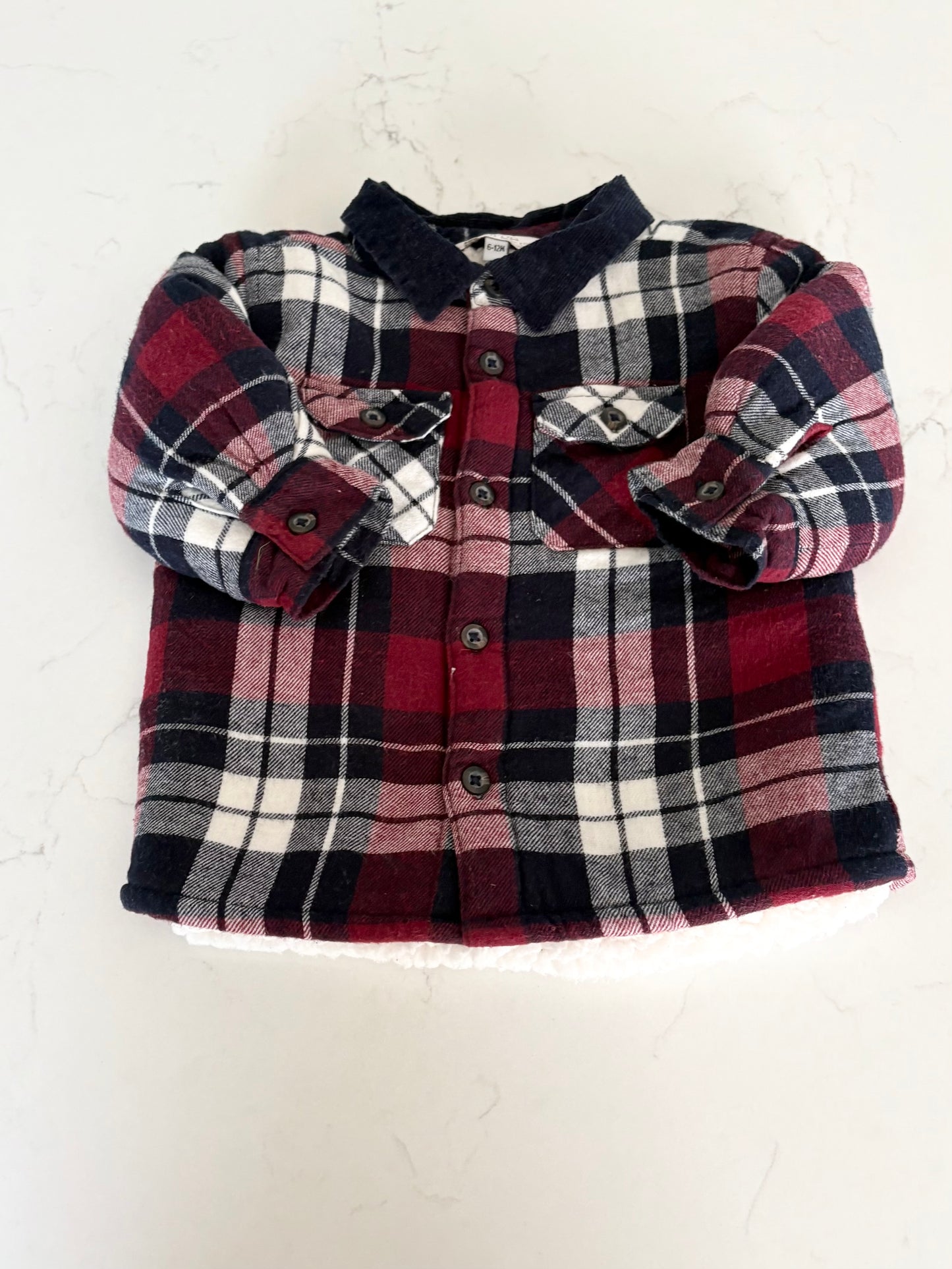 George-Veste doubler-6/12 mois