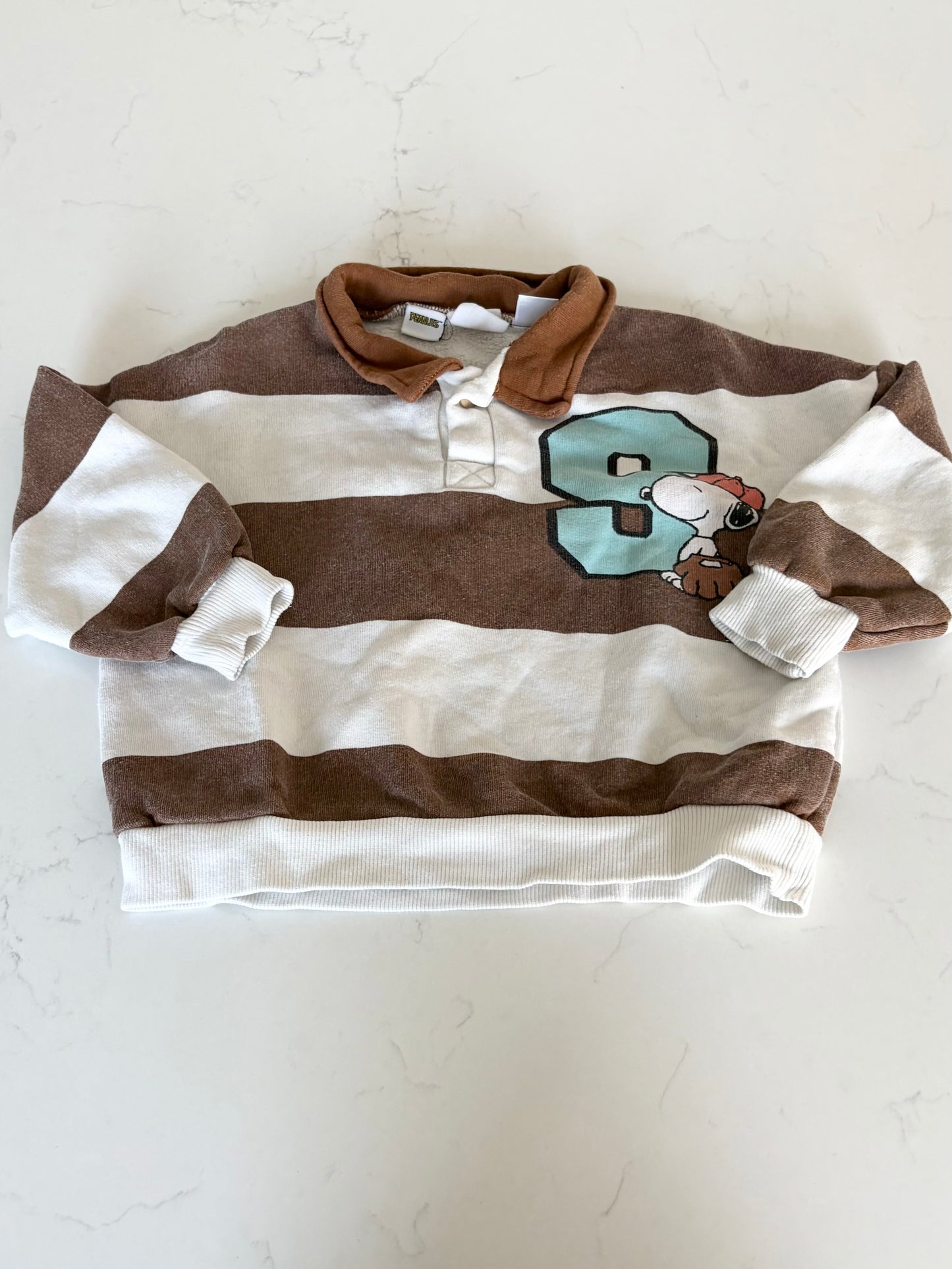 *imparfait-Zara/Snoopy-Polo/crewneck-4/5T ( fait petit)