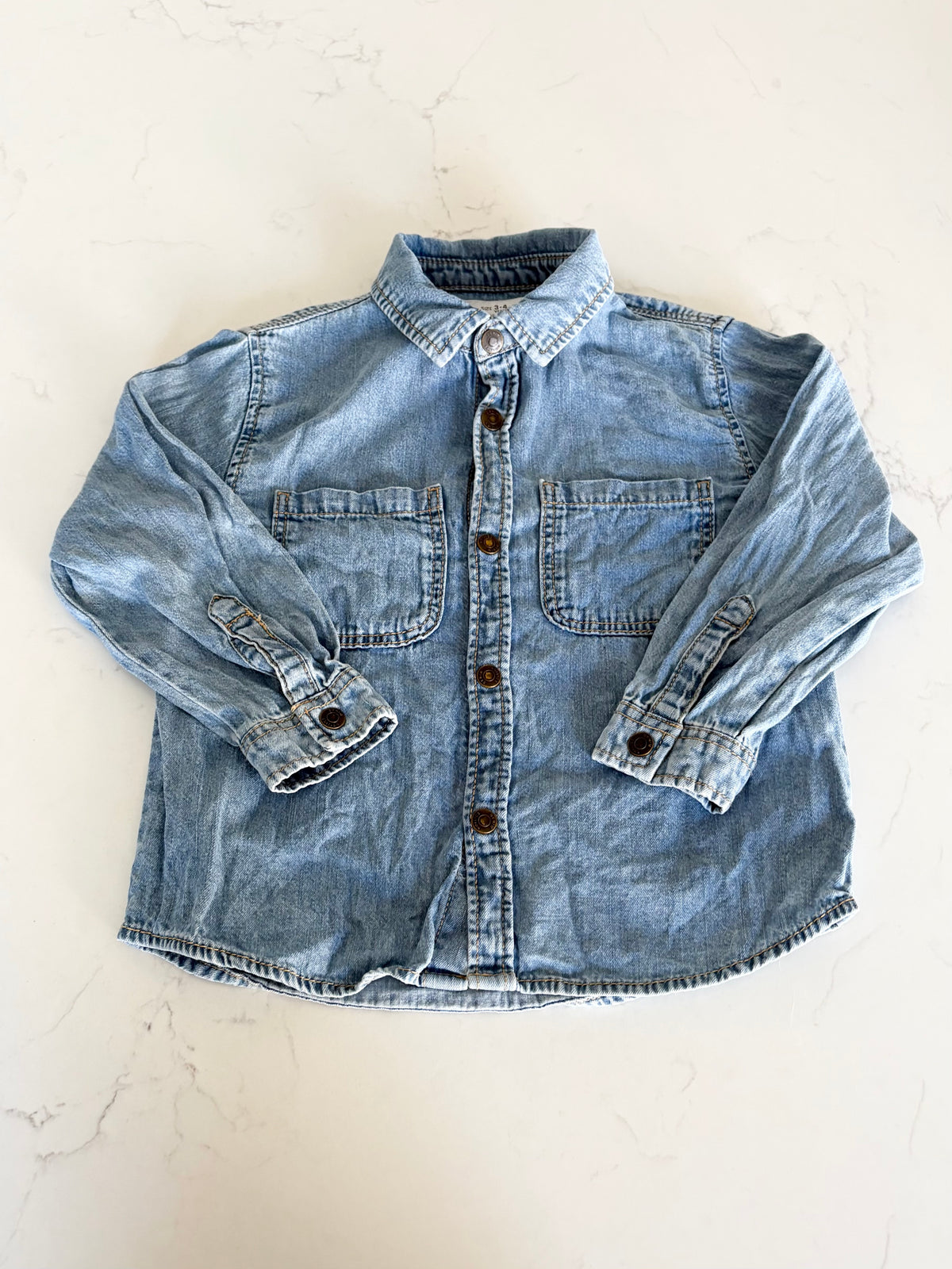 Zara-chemise-3/4T