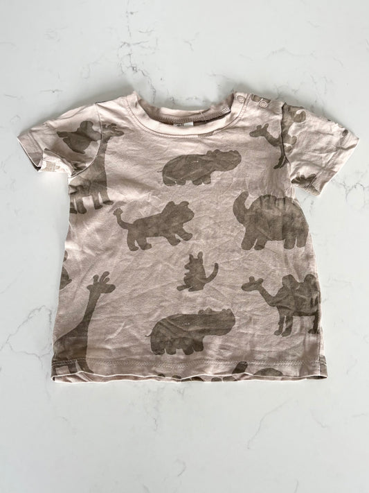 H&M-T shirt-6/9 mois