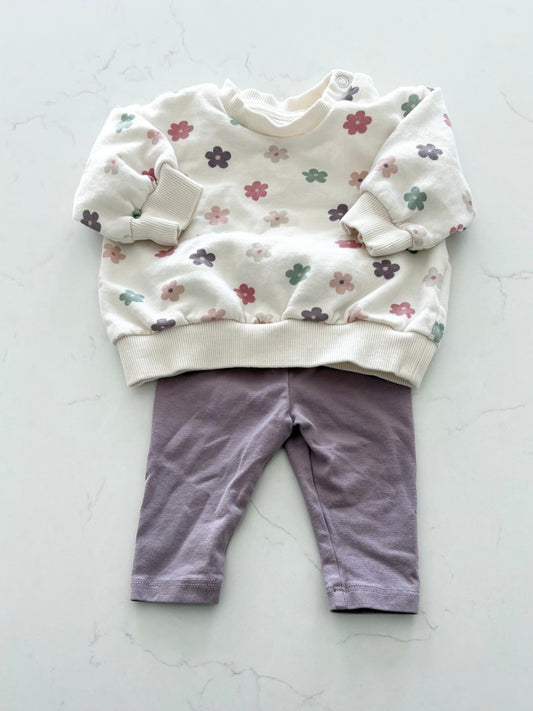 H&M-Ensemble-1/2 mois ( légère imperfection chandail)