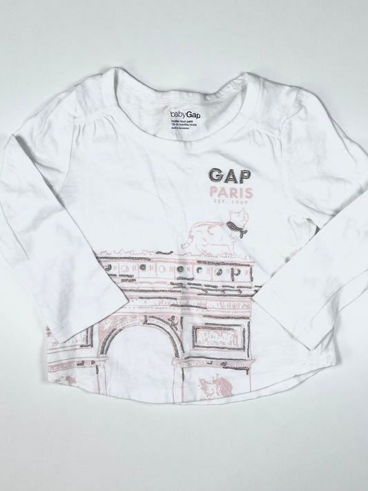 GAP-Chandail manches longues-18/24 mois