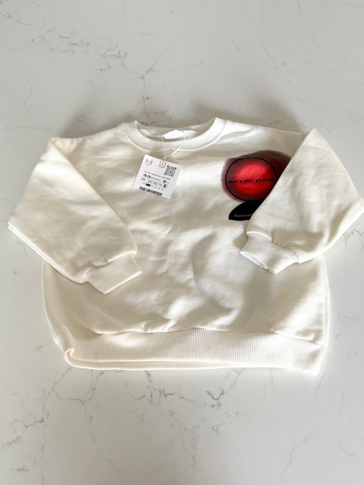 Neuf-Zara-Crewneck-18/24 mois