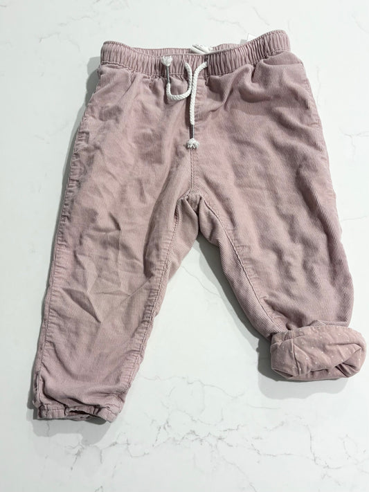 H&M-Pantalon doublé-12/18 mois (légère imperfection)
