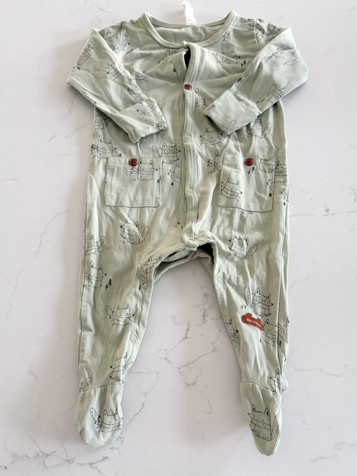Souris Mini-Pyjama-3/6 mois