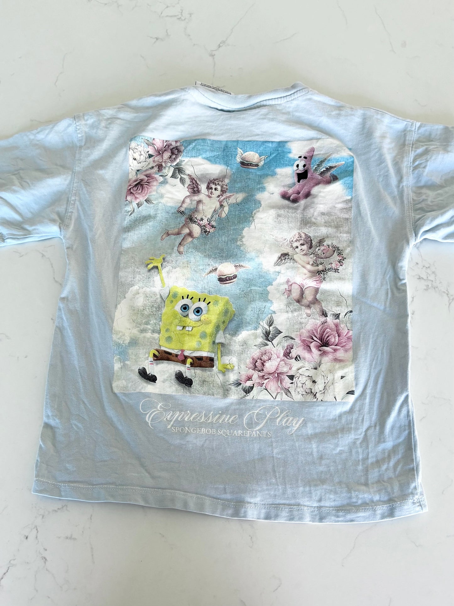Zara/Bob l’éponge-T shirt-8/9T