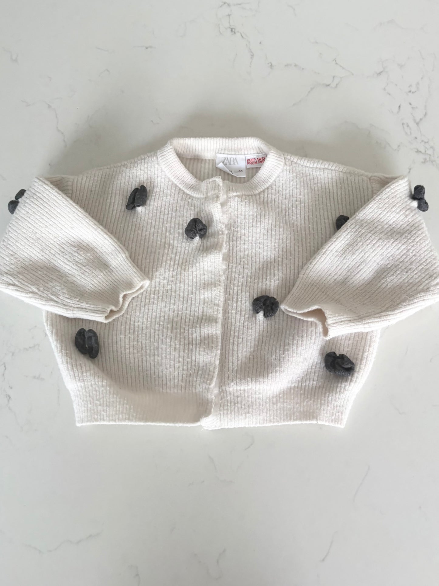 *Imparfait-Zara-veste de laine-9/12  mois