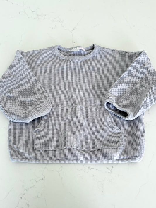 Zara-Chandail gauffré-4/5T