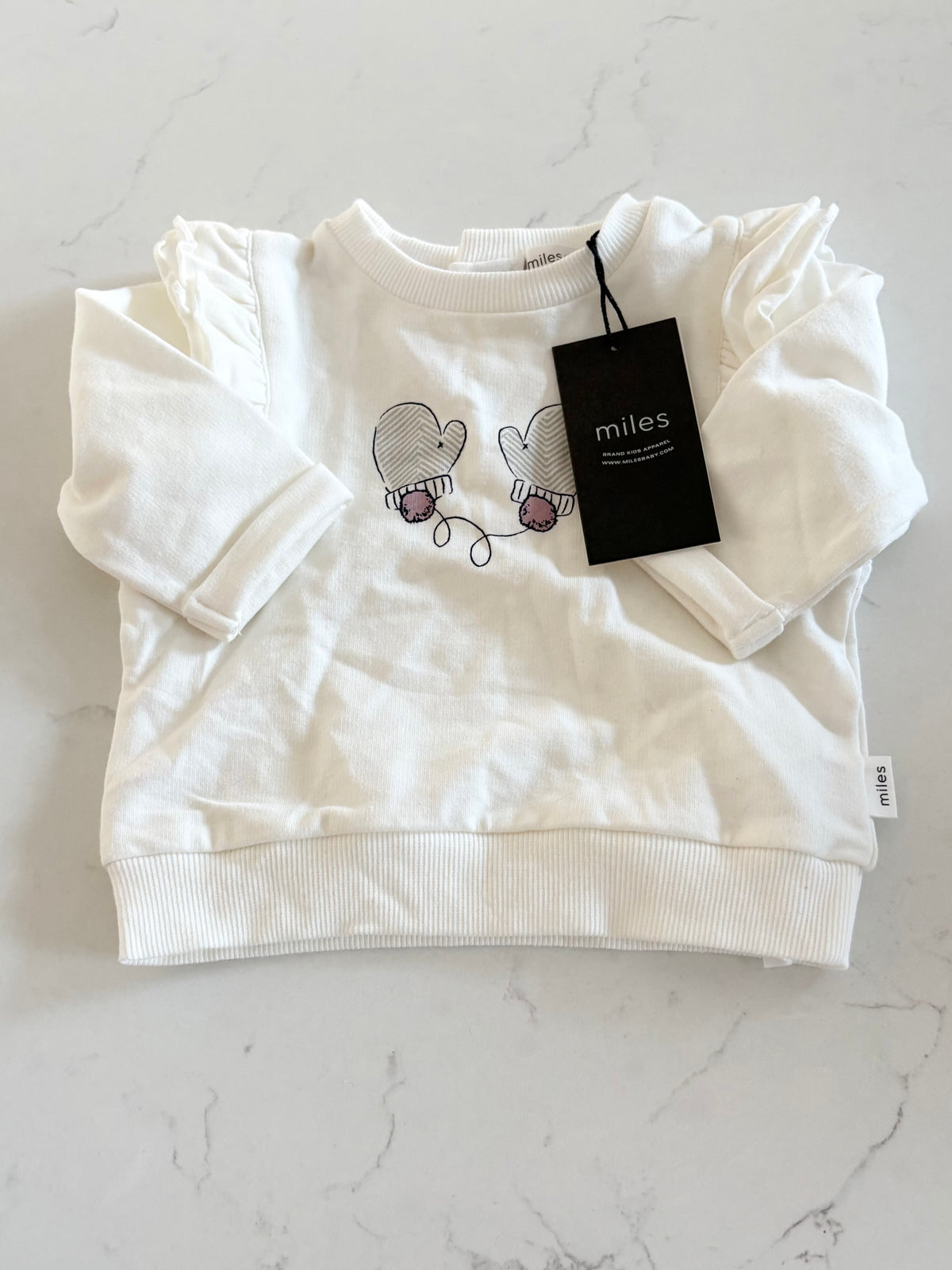 NEUF-Miles the label-Crewneck-3 mois