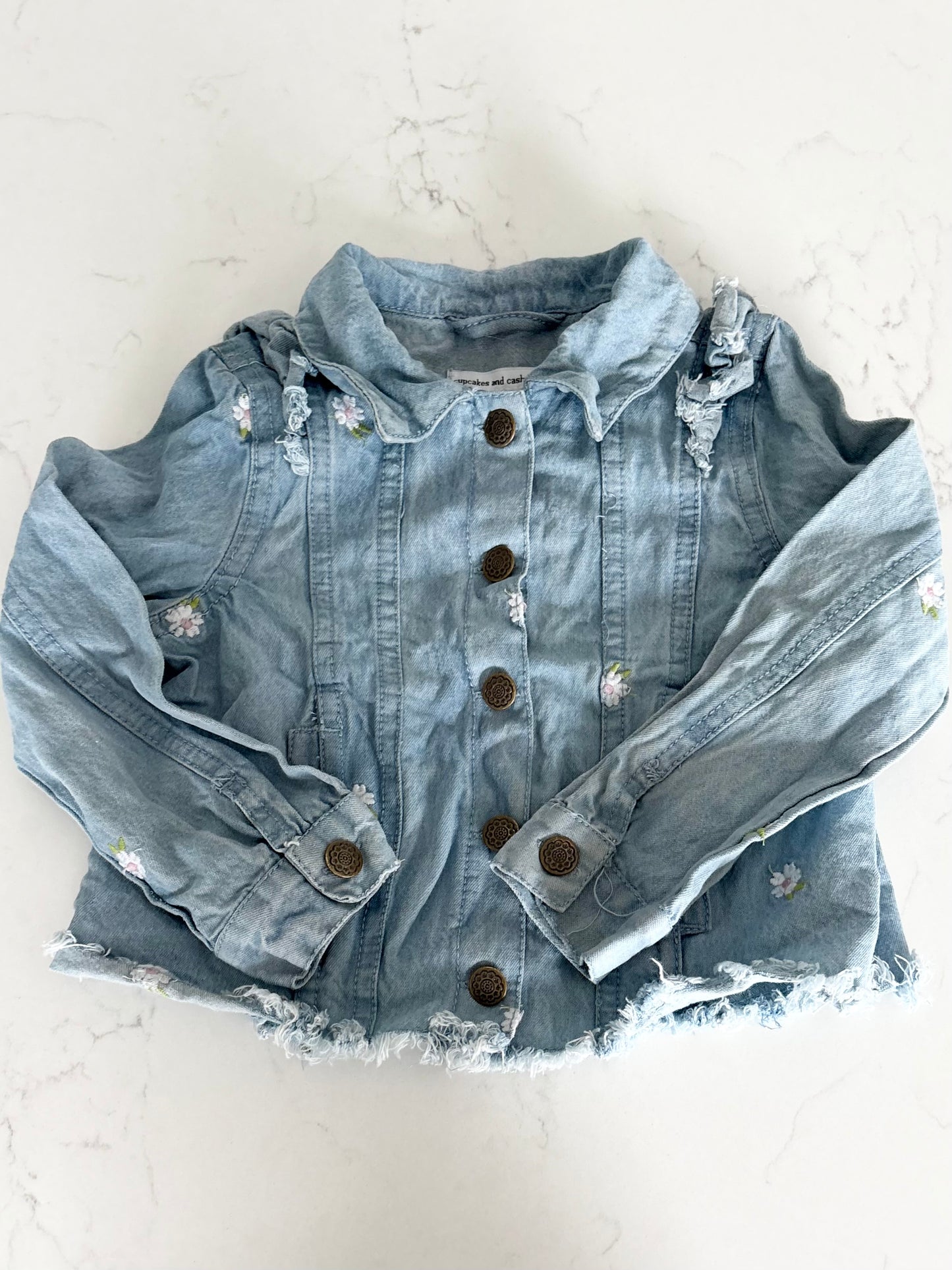 Cupcake & cashmere-Veste en jeans-4/5T ( fait petit )