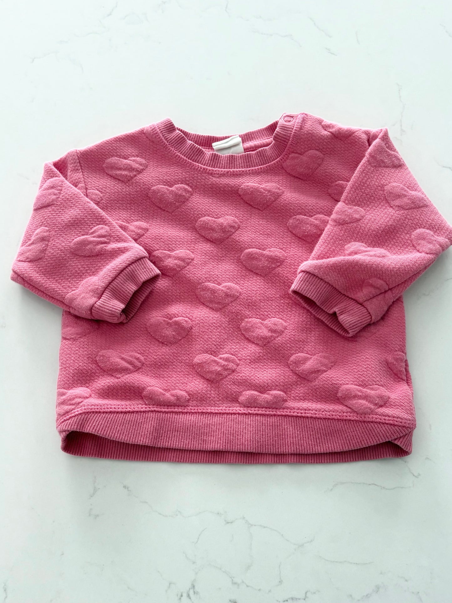 H&M-Crewneck-4/6 mois ( petite maille )