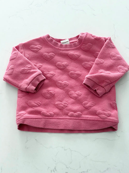 H&M-Crewneck-4/6 mois ( petite maille )