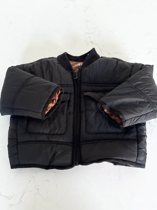 Zara-Manteau matelassé-9/12 mois