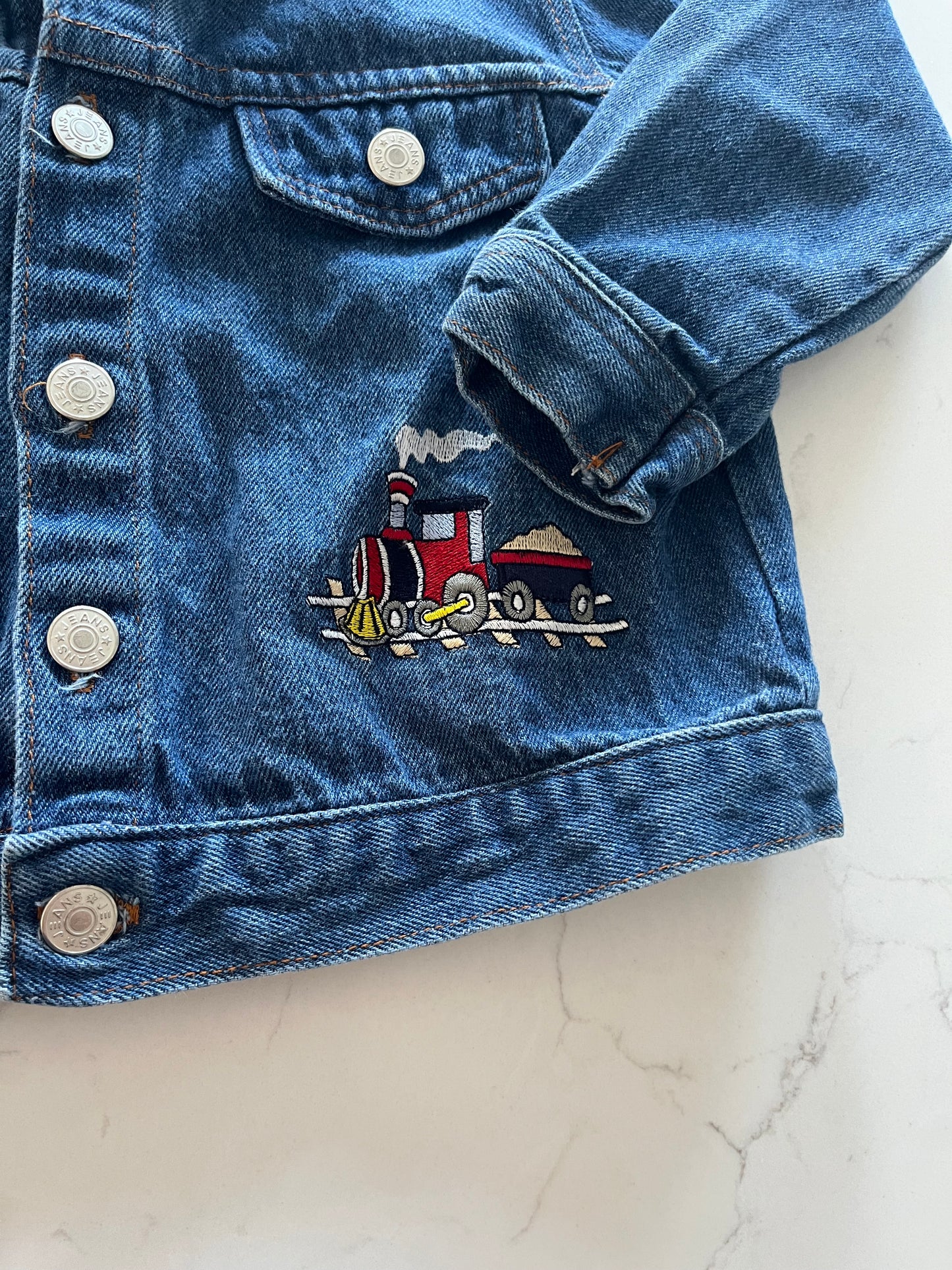 Veste en jeans vintage-~2/3T