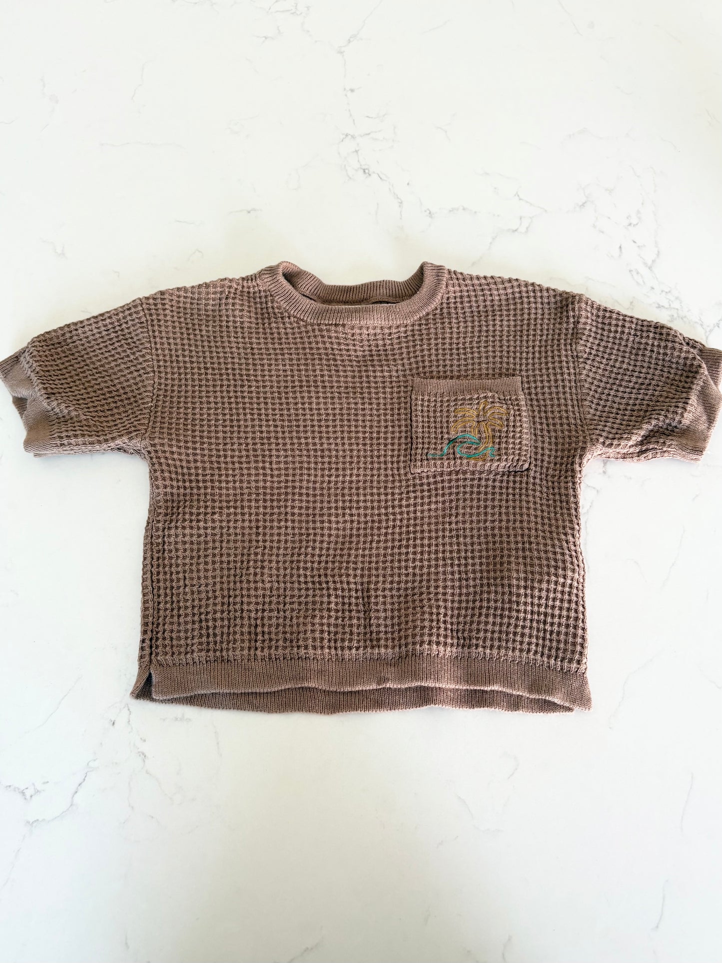 Zara-T shirt en maille-18 mois