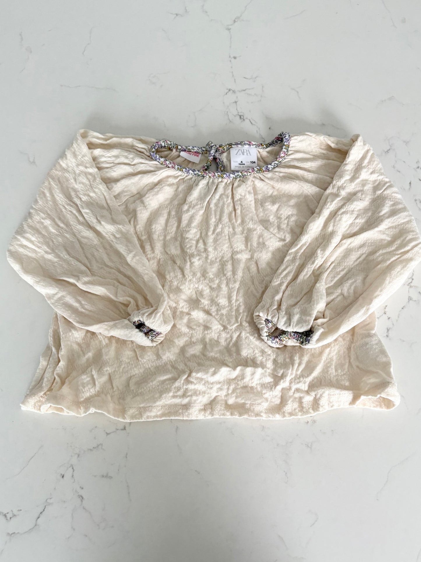 Zara-Chandail-4T (petit maille)